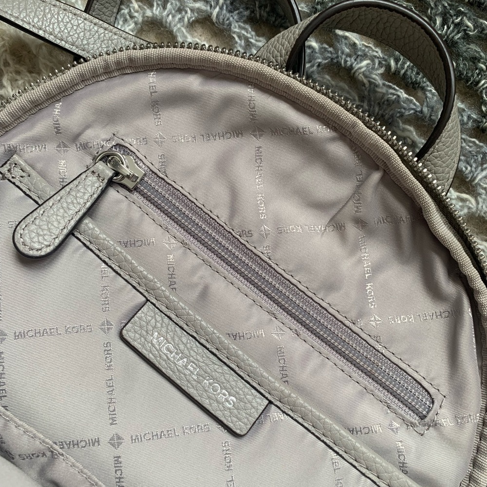 Gray Michael Kors Mini Back Pack - image 4